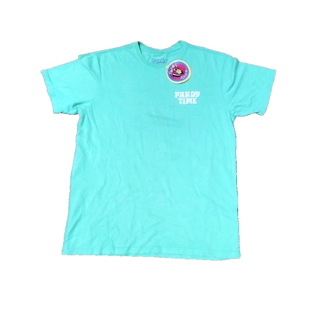 NEW Pardy Time Buckel Pastel Men's‎ Green Short Sleeve T-shirt Size L
